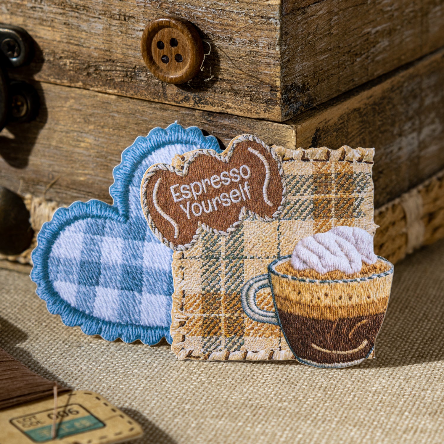 1101 Sewing diary cardstock sticker -30Pcs each pack