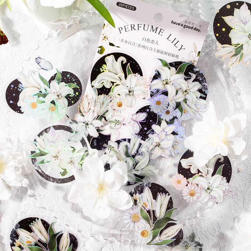 0415 Perfume lily Series Sticker -20Pcs each pack