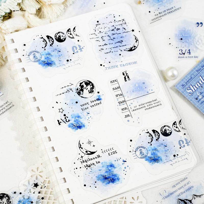 1113 Vintage PET sticker -20Pcs each pack