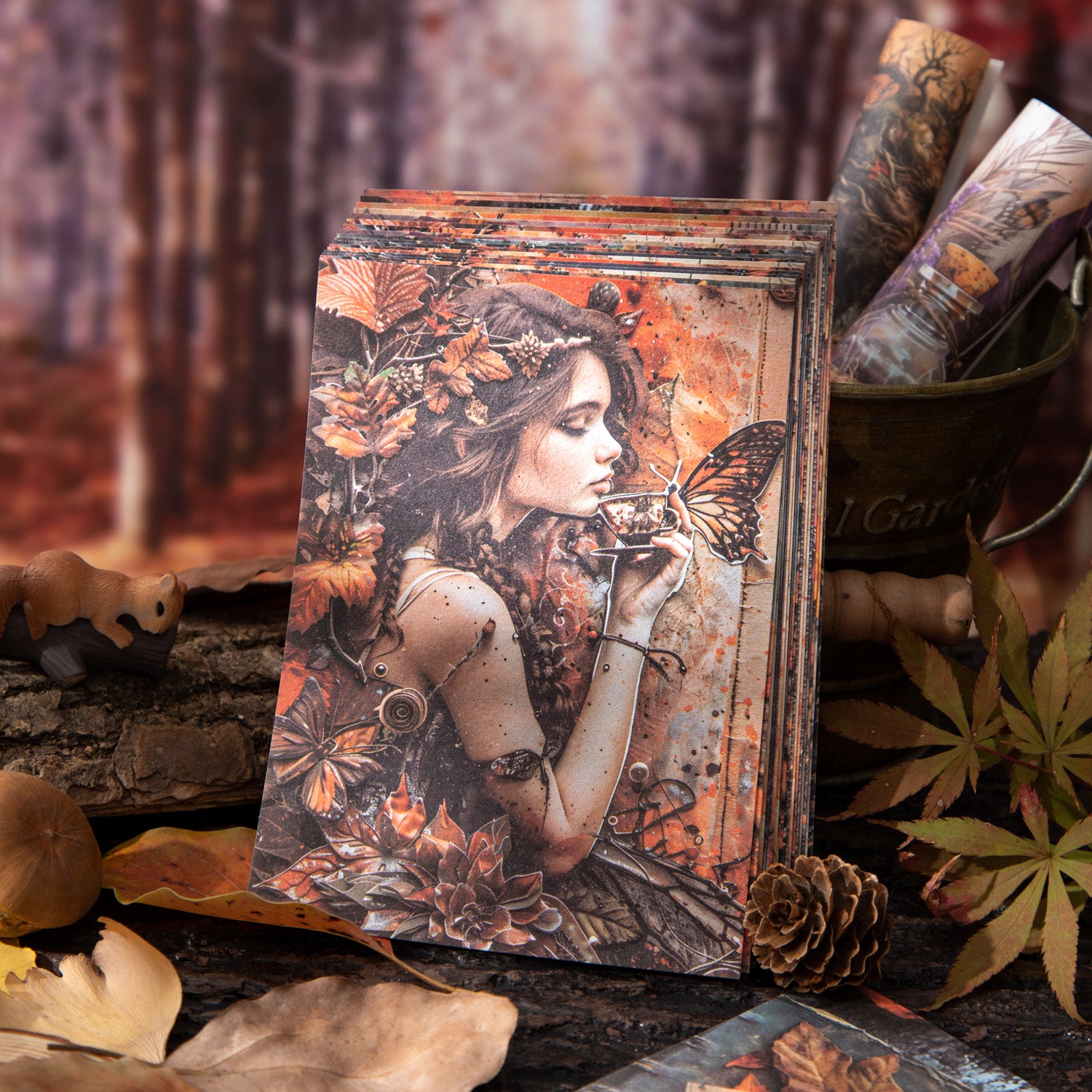0916 Autumn Forest paper -30Pcs each pack
