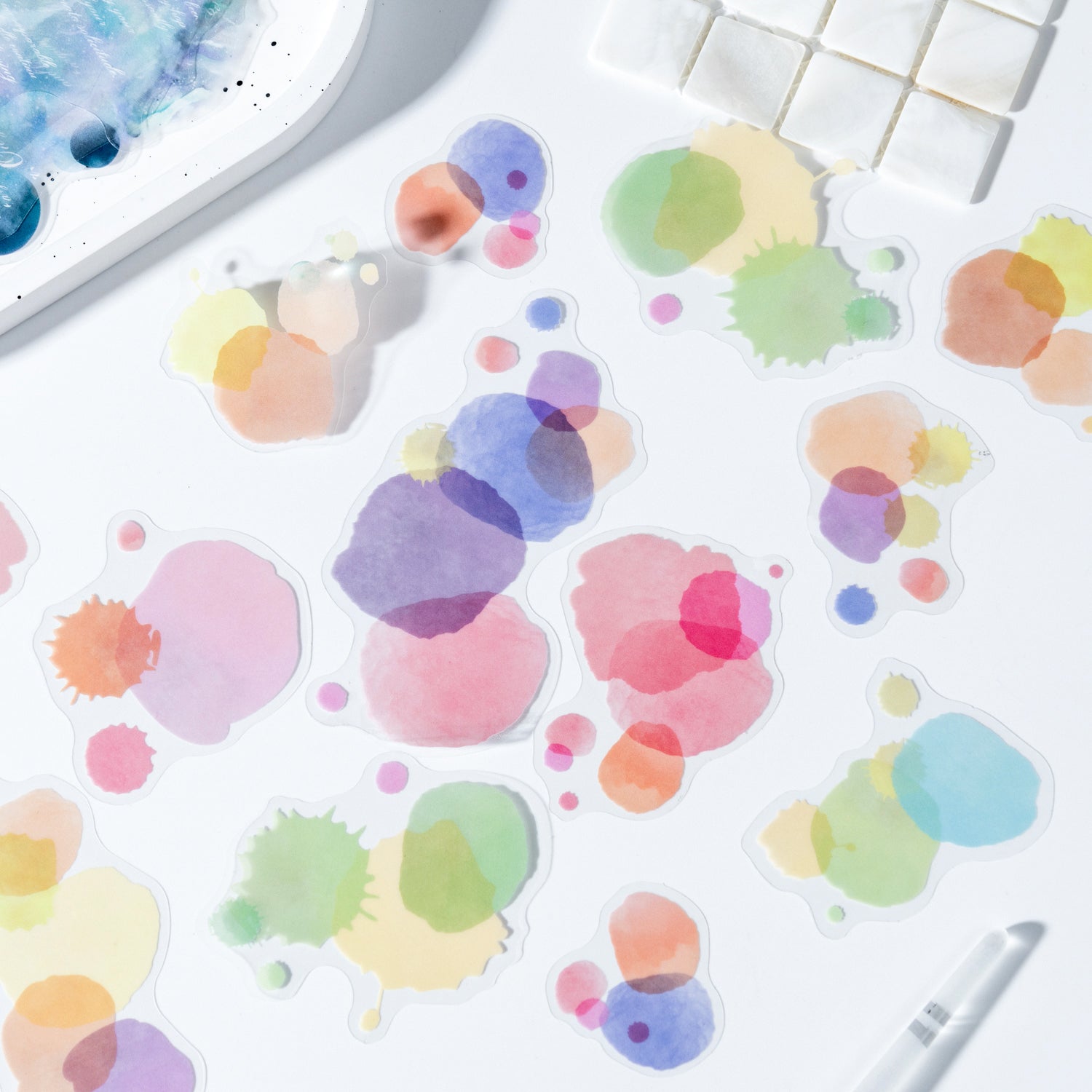 0510 Crazy Colors Series PET Sticker -20Pcs each pack