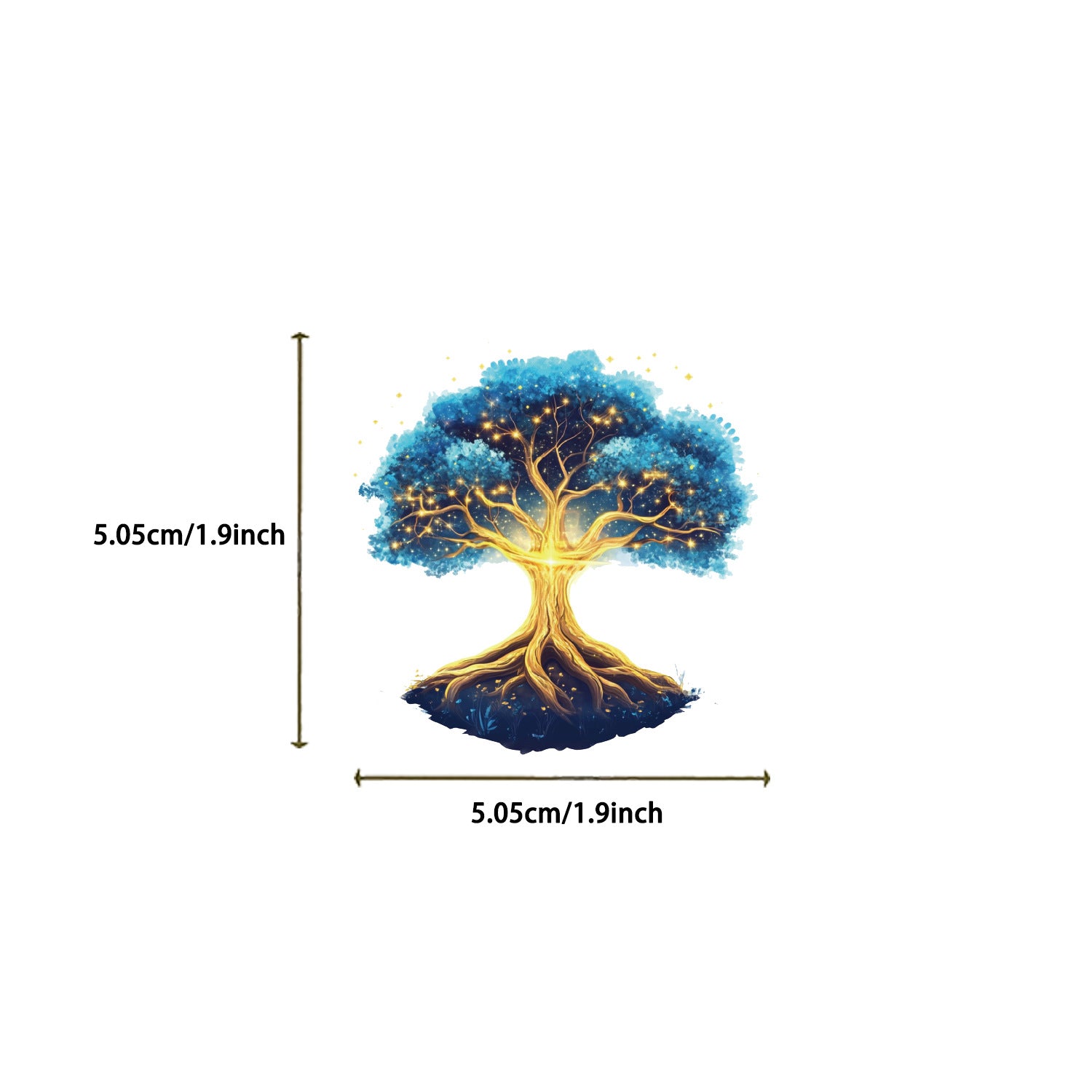 0823 50 Magic tree PET sticker