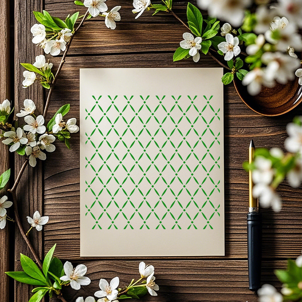 1020 Grid stencil 15CM*15CM