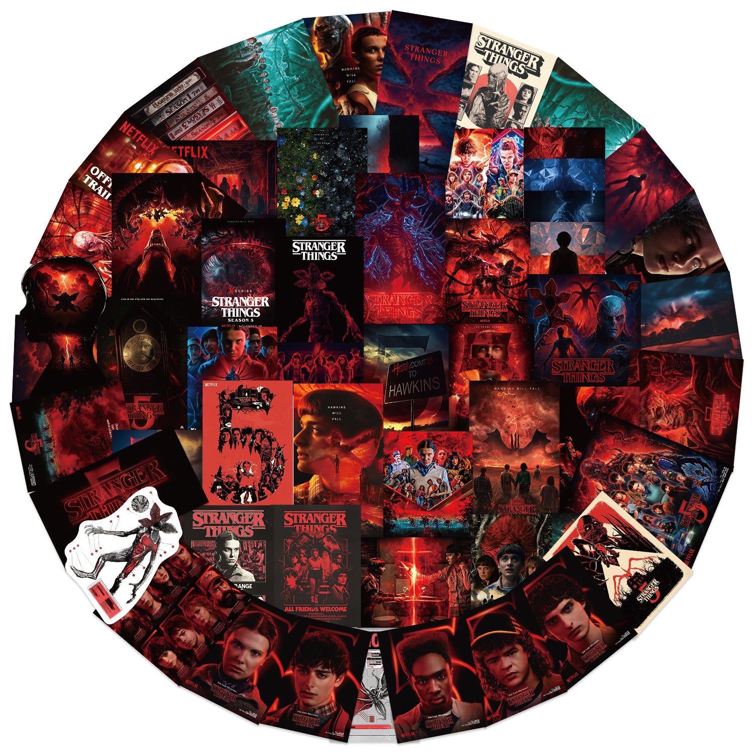 1223 54 Stranger Things sticker