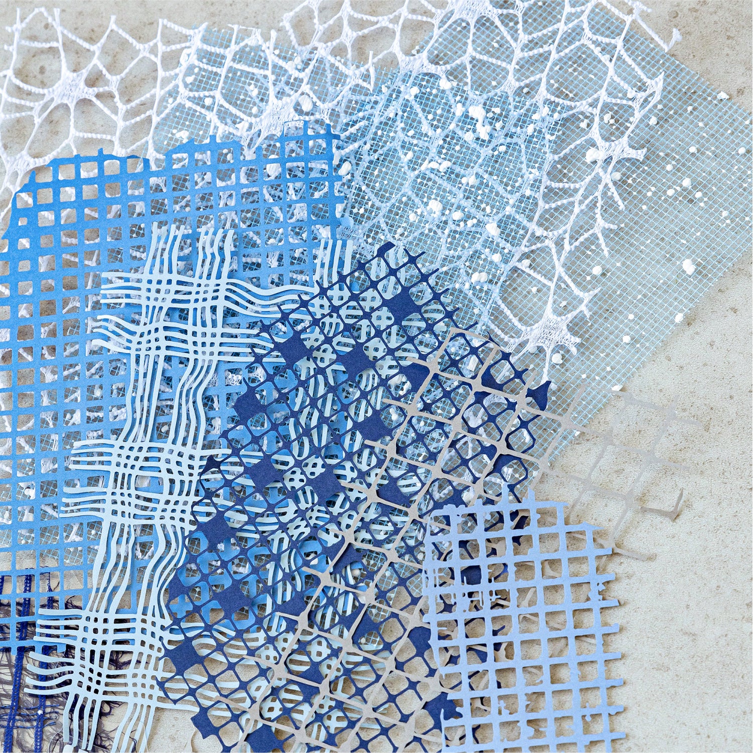0815 Paper and mesh Mixed pack -25Pcs each pack
