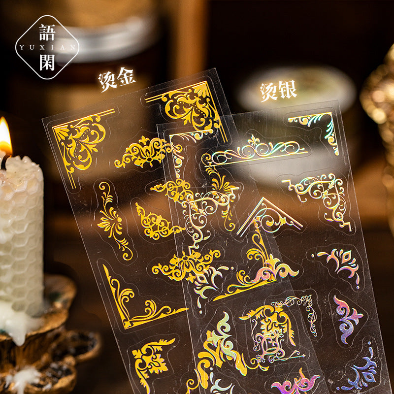 0308 European style corner Series Stickers -2Pcs each pack
