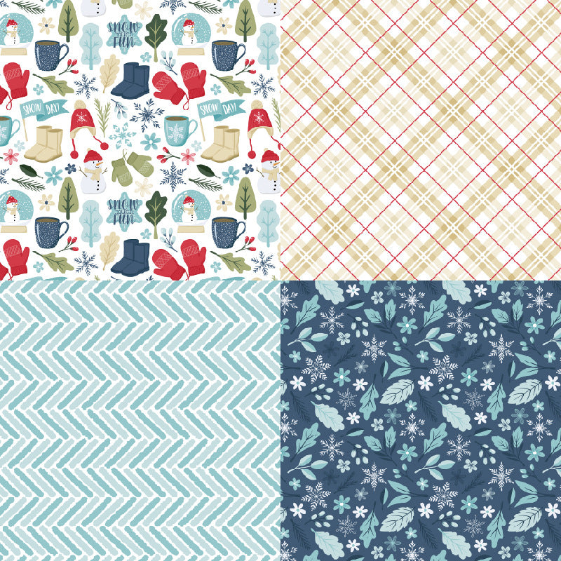 0927 Frosty background paper R2580 -24Pcs each pack