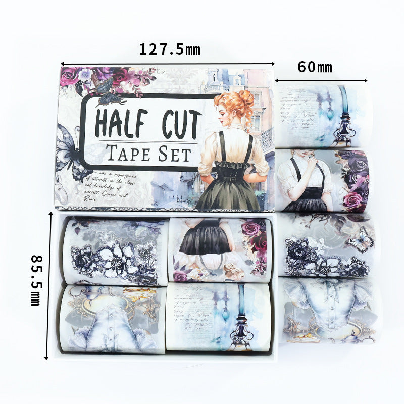 T-118- Retro Girls Tape Set *pre-cut
