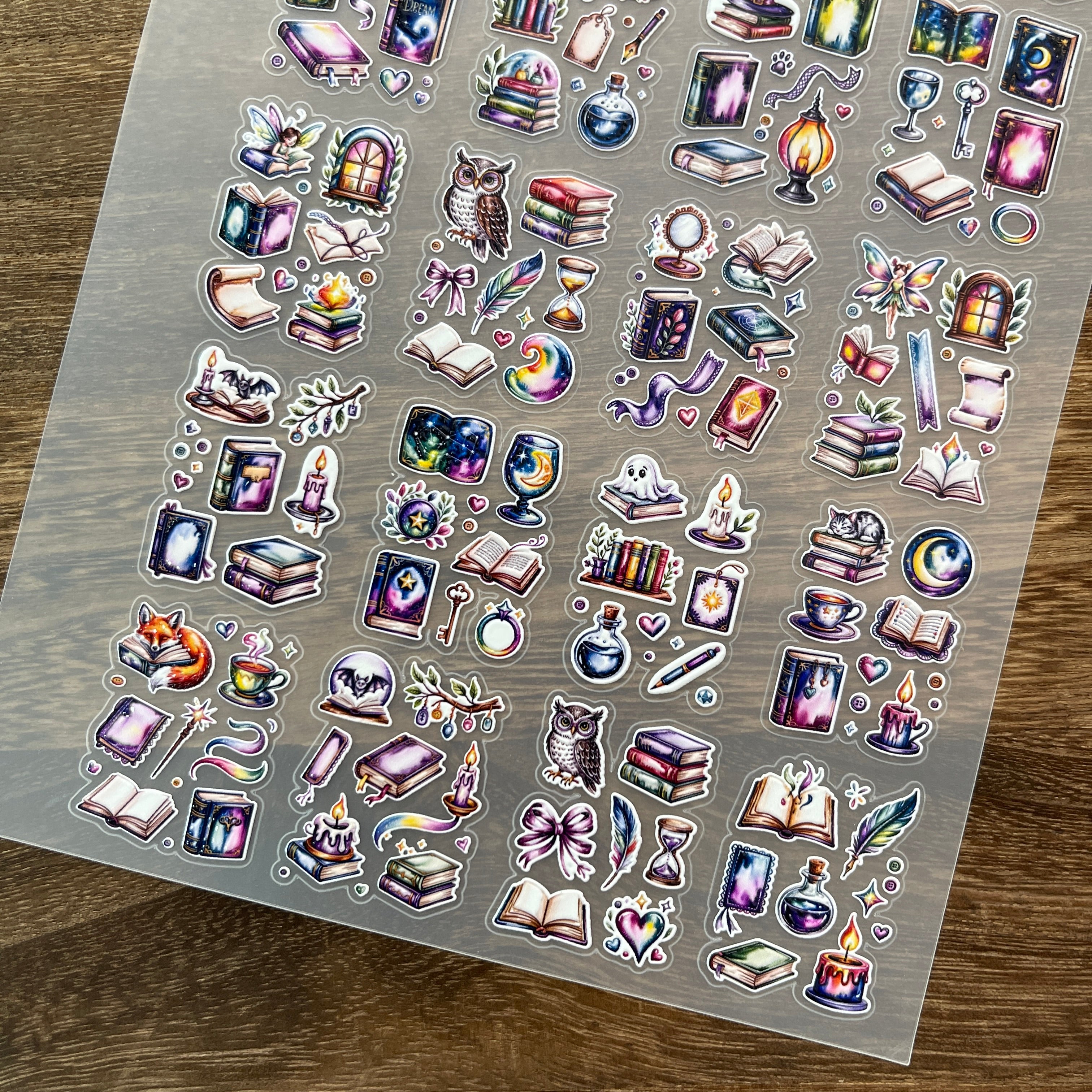 3D Magic book PET Stickers 1pcs