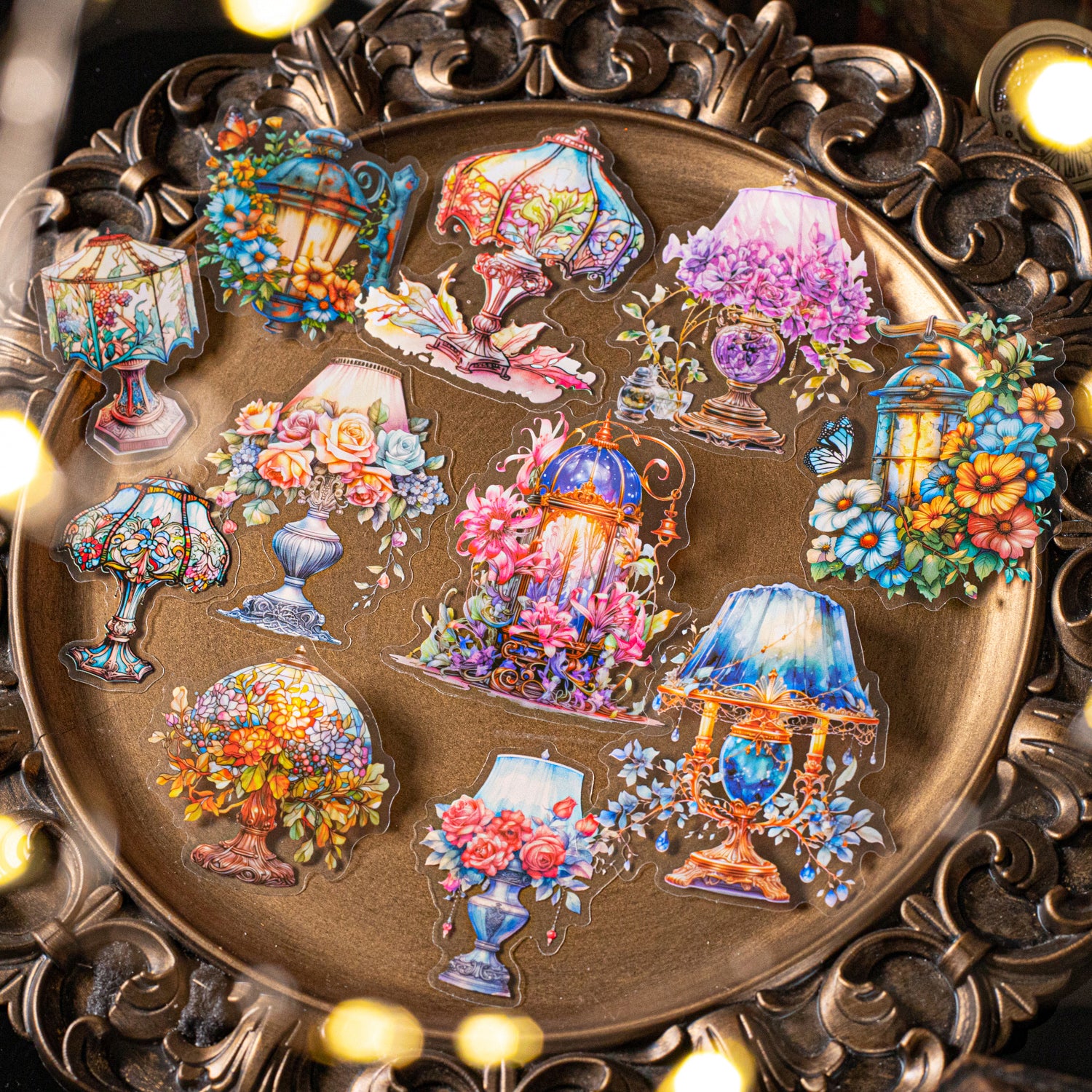 0305 Night and stars Series Stickers -10Pcs each pack