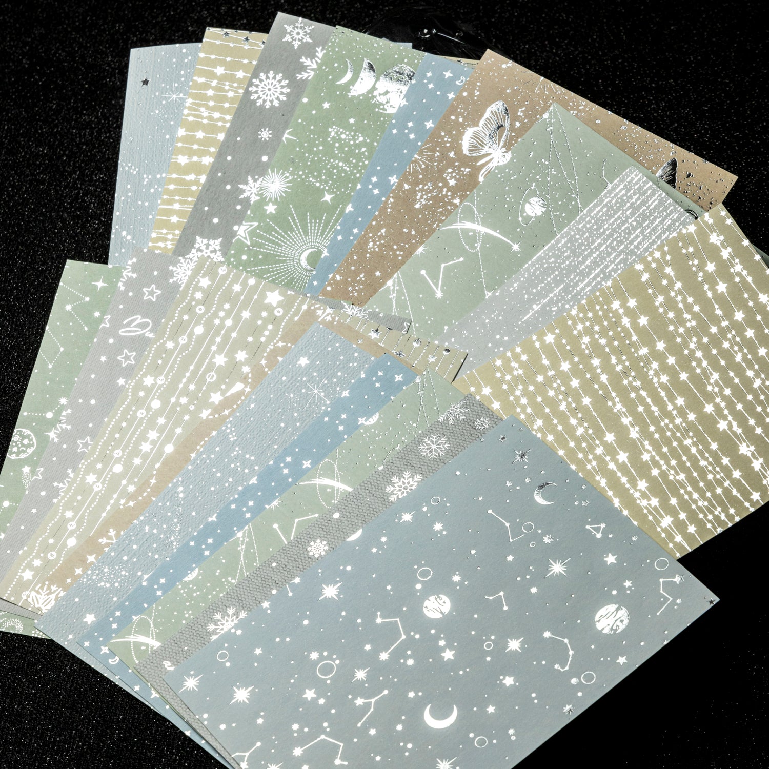 0305 Strolling through the milky way Series Solid Stickers -10Pcs each pack