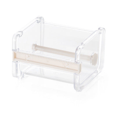 A-69- Tape Storage/Cutter (White) 10.3*9.1*7.1cm