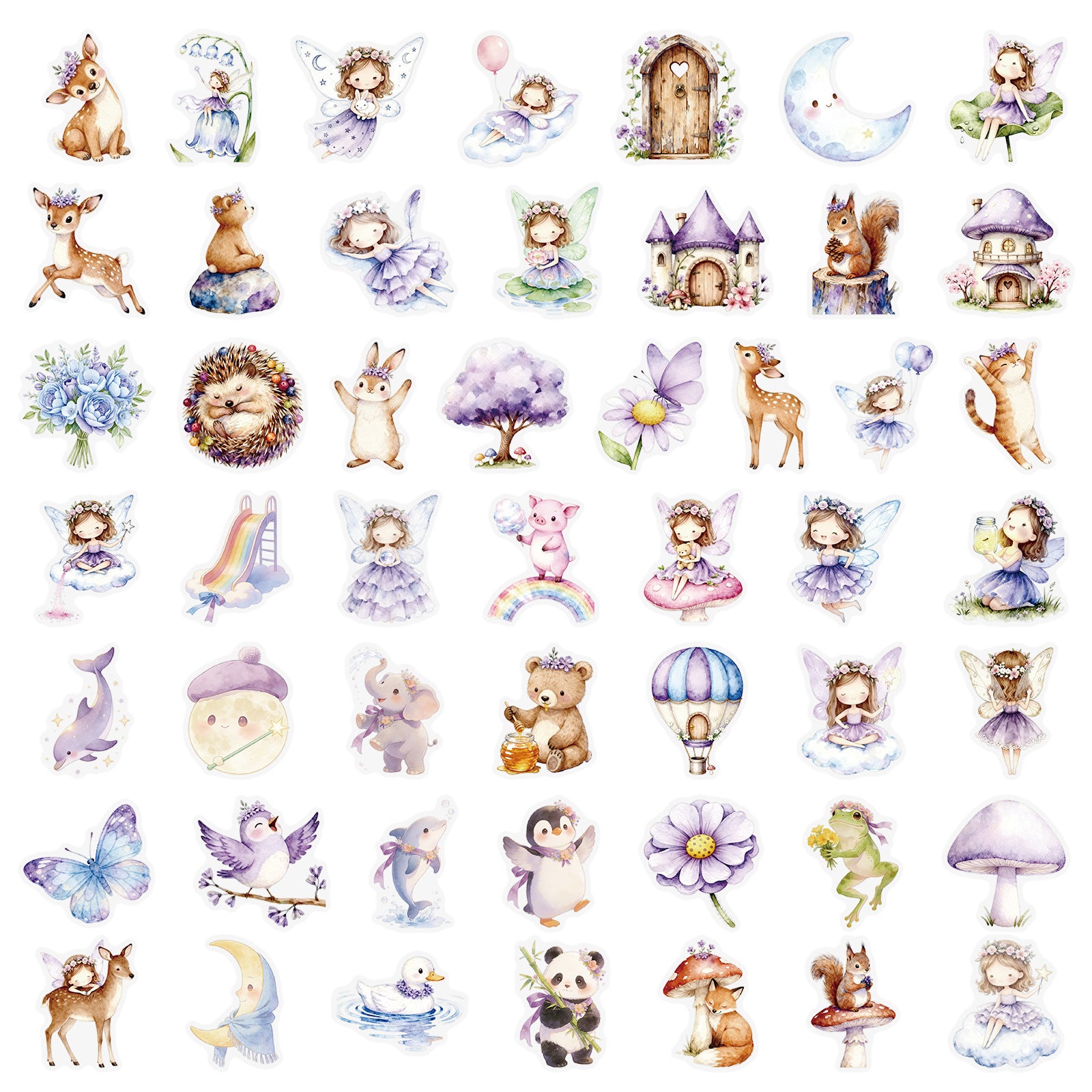 260403 50 Dreamlike Spirit Animals PET Sticker
