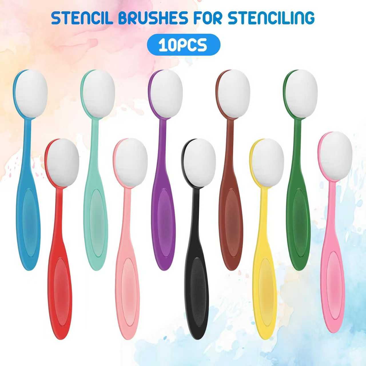 10 PCS Ink Blending Brushes for Card Making Supplies