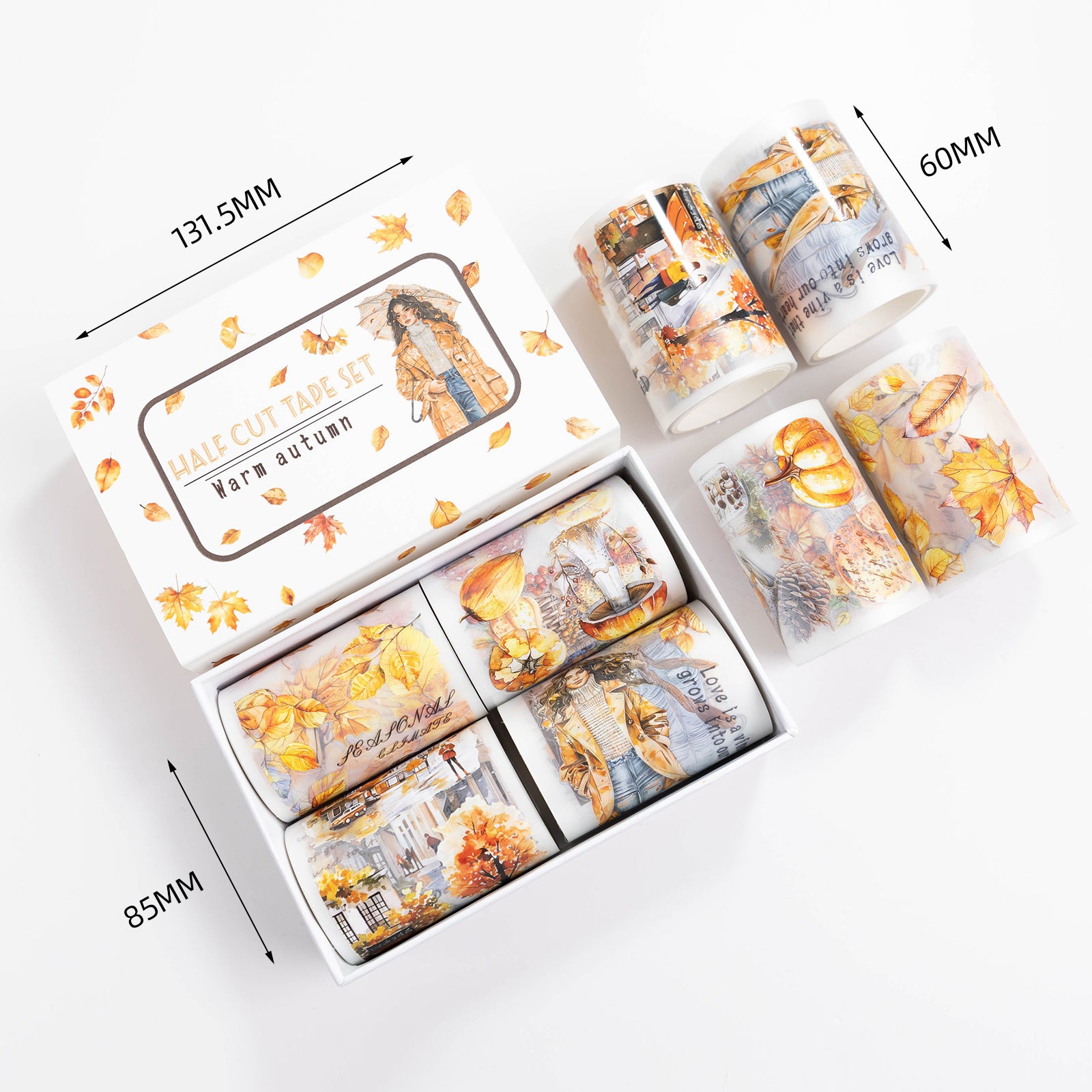 T-122- Love late autumn Tape Set *pre-cut