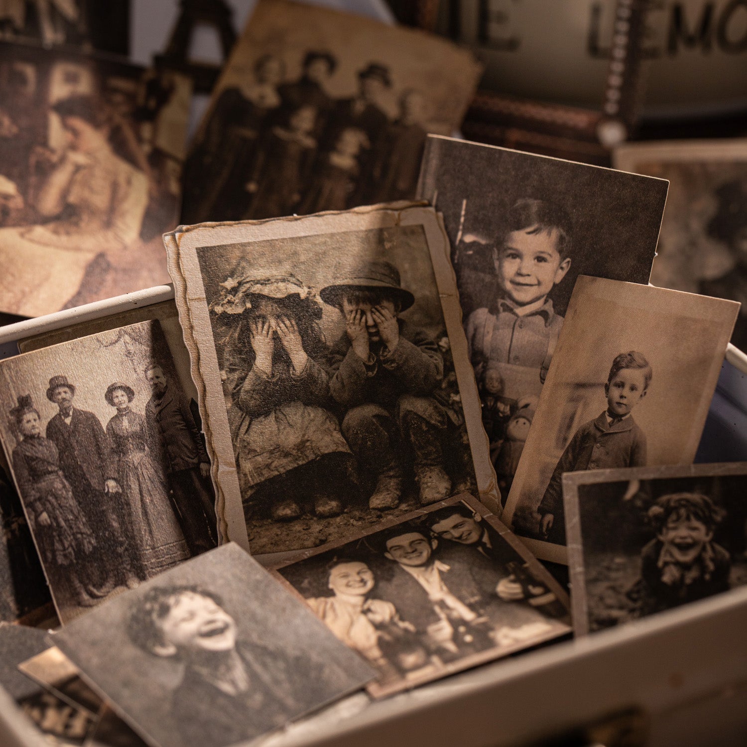 1120 Vintage photo Solid sticker -50Pcs each pack