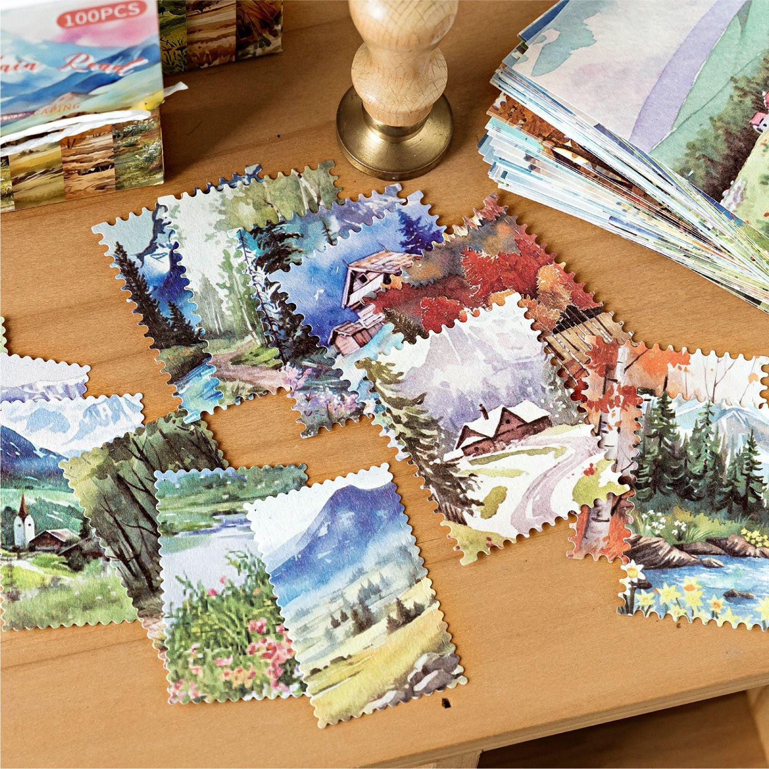 0227 Handbook of natural landscaping Series Paper -100Pcs each pack