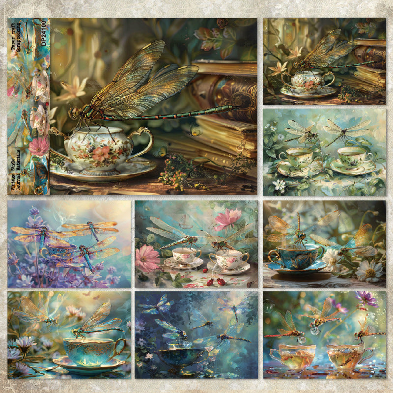 0101 A5 background paper DP24100 -8Pcs each pack