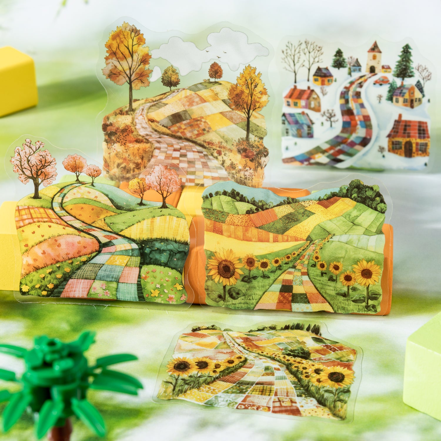 0615 Four seasons PET sticker -20Pcs each pack