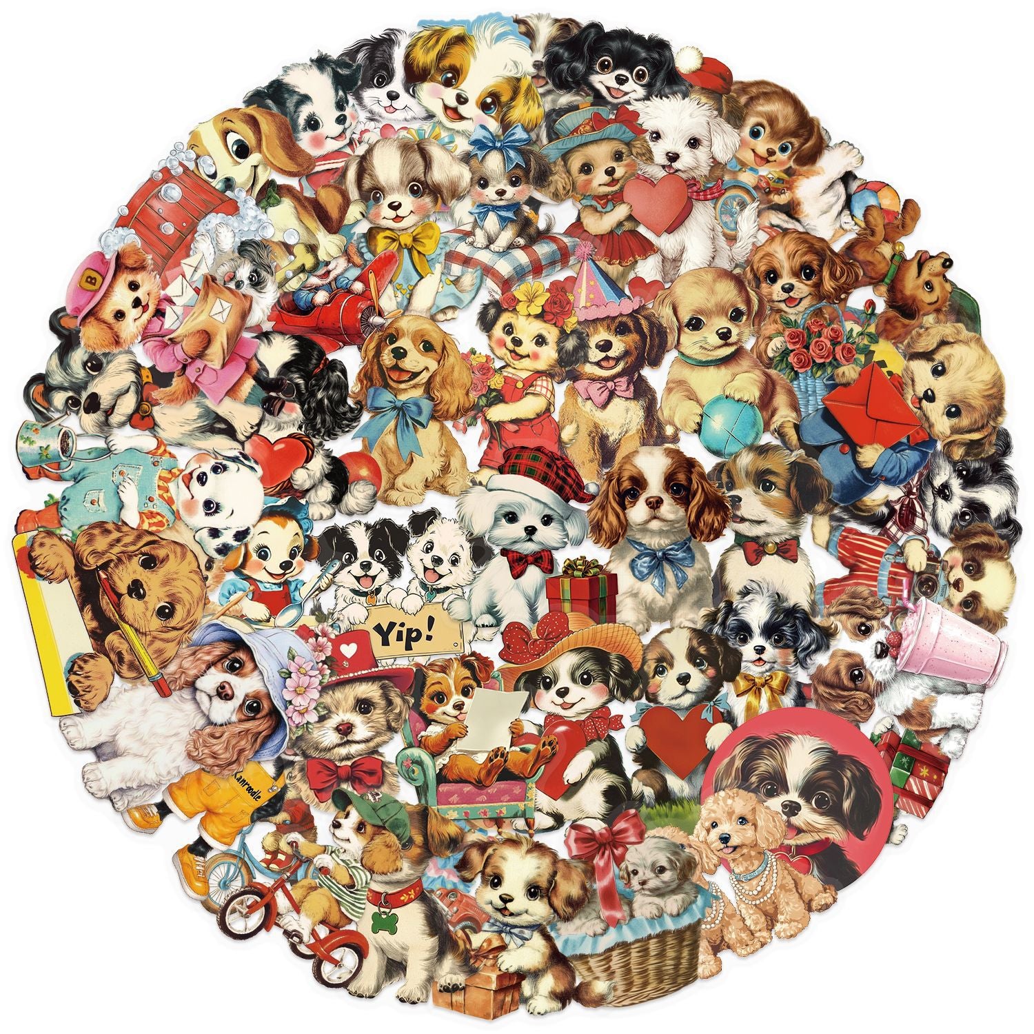 0628 50 Puppy PET sticker