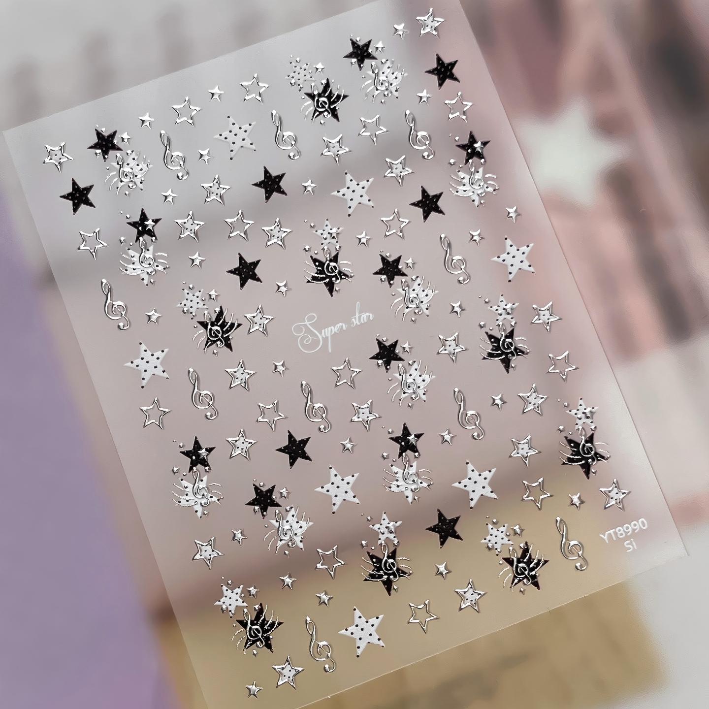 M314- Colorful Stars Mini sticker 1 Pcs