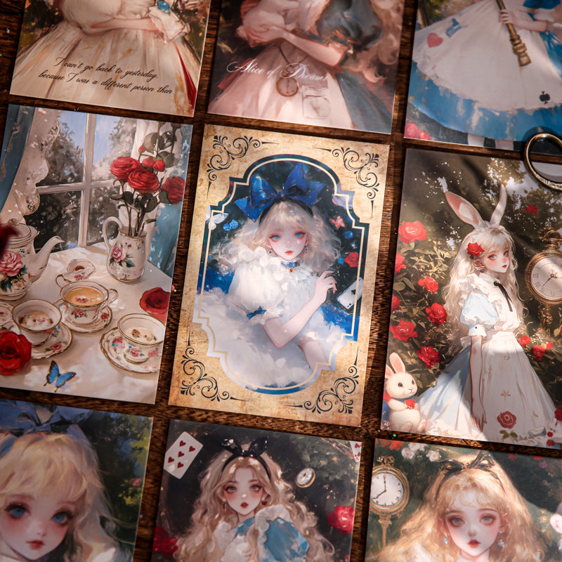 0325 Alice in Wonderland Postcard -30Pcs each pack