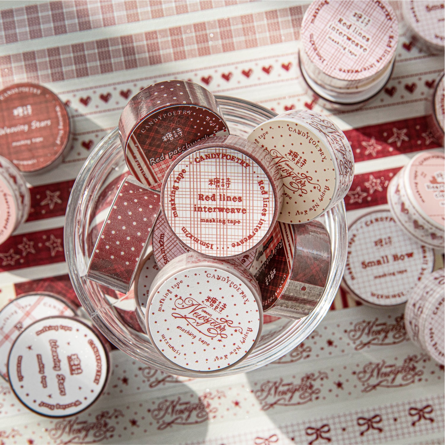 260106 Crimson Prologue PET / Washi Tape -1.5cm*2m