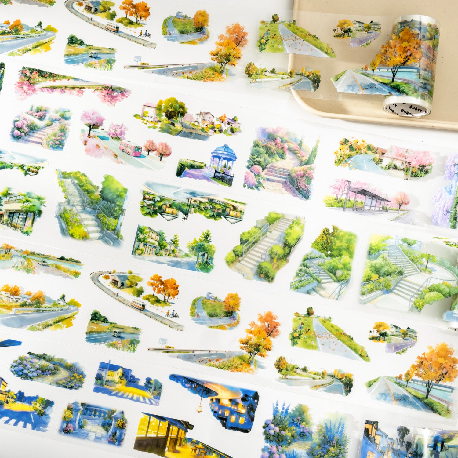 0929 After some spring and autumn PET tape *pre-cut -7cm*2m