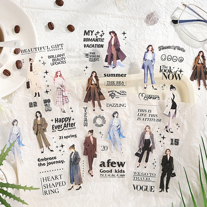 0226 Fantasy muse Series Stickers -6Pcs each pack