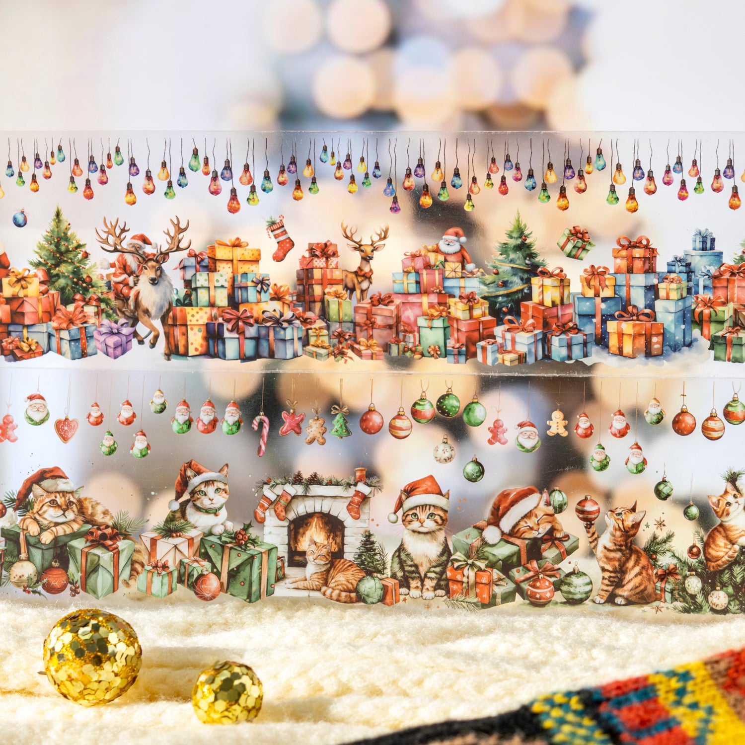 0720 Christmas PET tape -6.5CM*2M