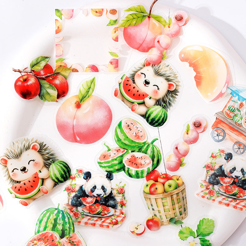 0305 Fruity Diary Series Sticker -40Pcs each pack