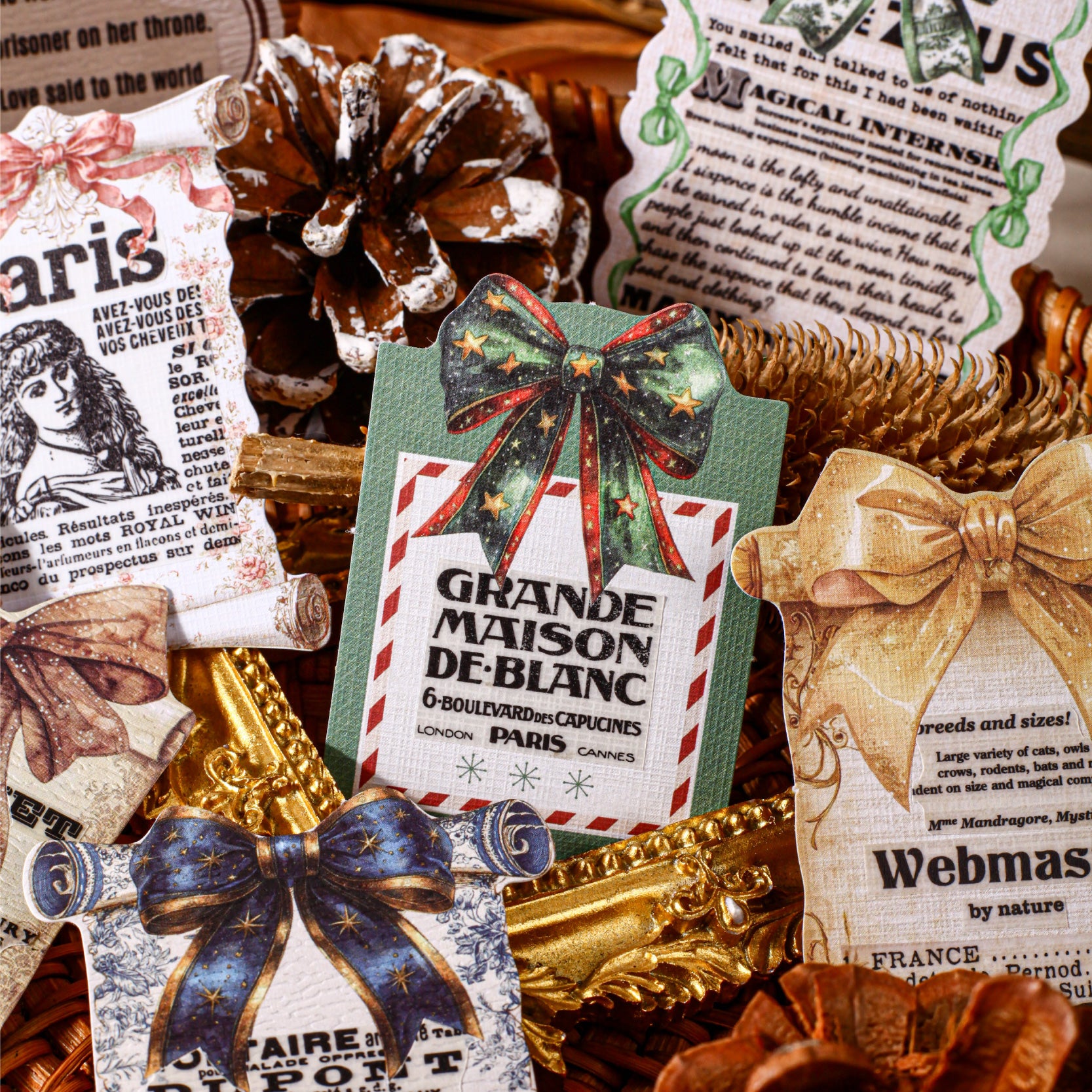 0918 Holiday notes Sticker -15Pcs each pack