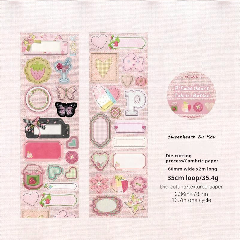 1031 Color Cloth Party tape -6cm*2m