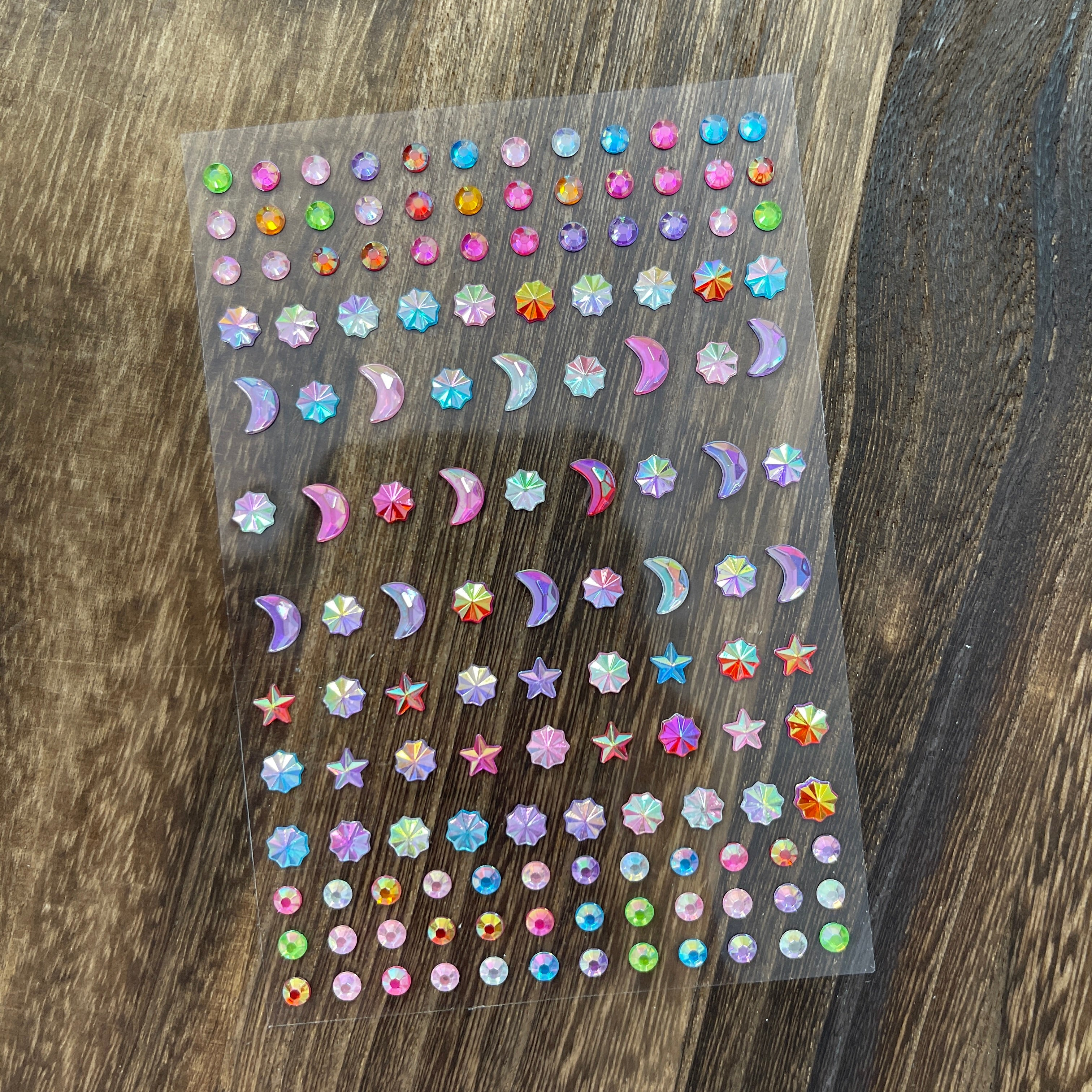 1011 Stars moon Sticker 1pcs 1pack