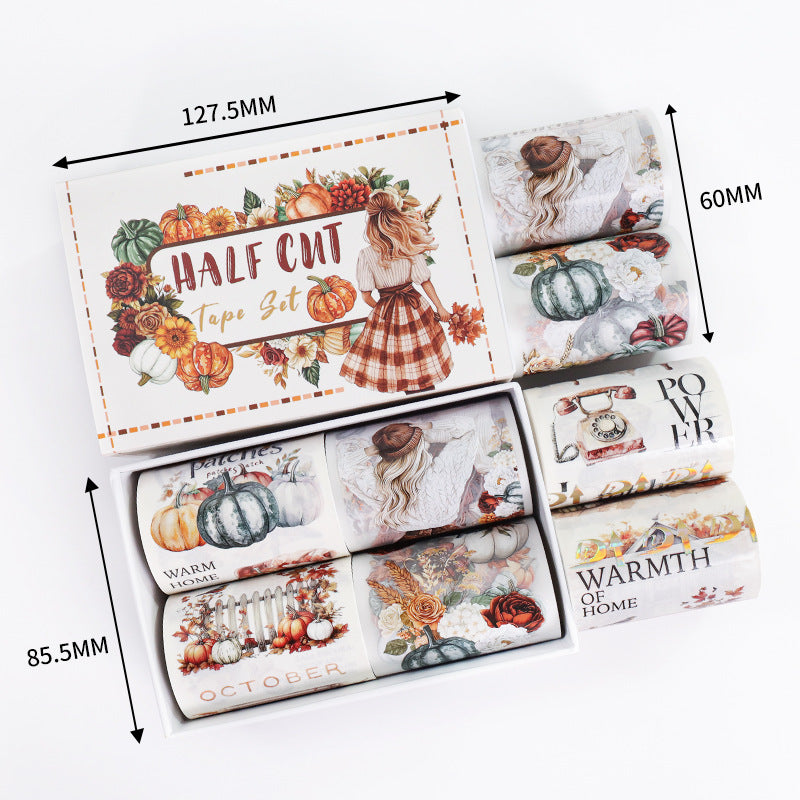 T-130- Colorful and rich Tape Set *pre-cut