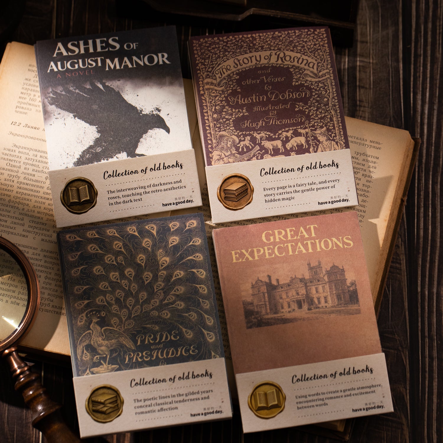 260415 Collection of old Book paper -50Pcs each pack