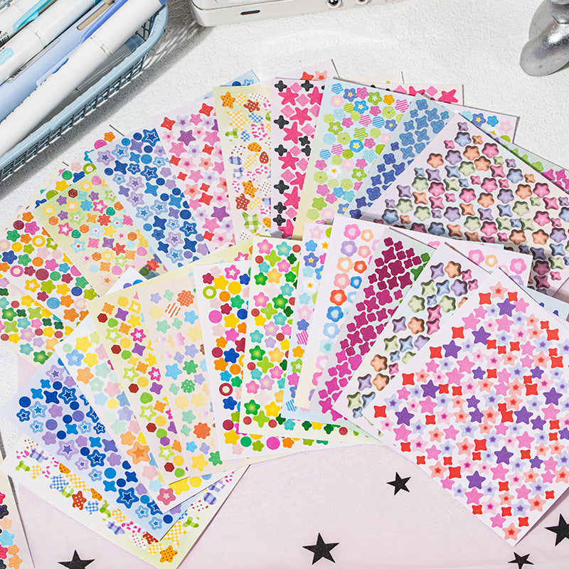 0306 Star Storm Series Sticker book -24Pcs each pack