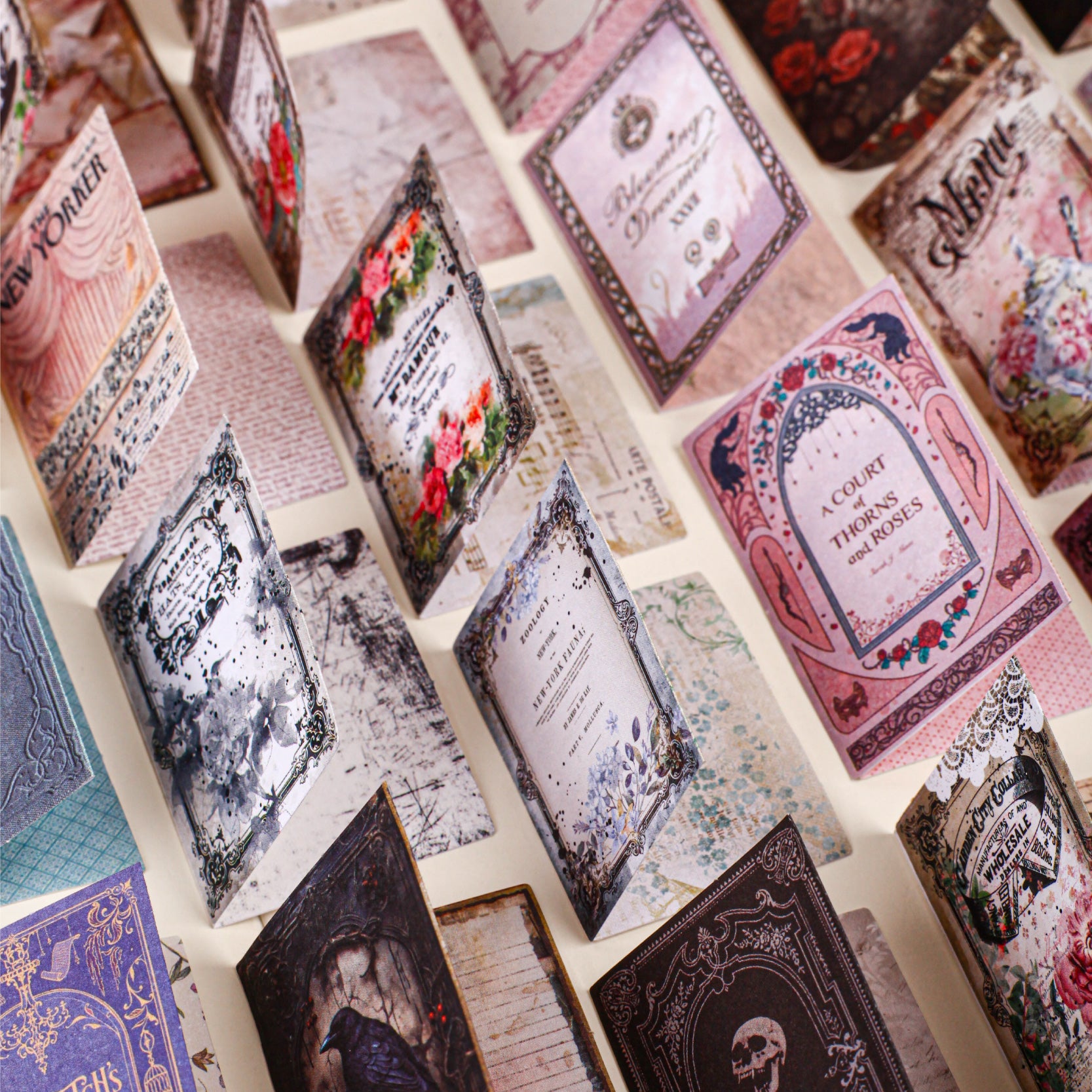 0926 Books Whispers collection Sticker -20Pcs each pack