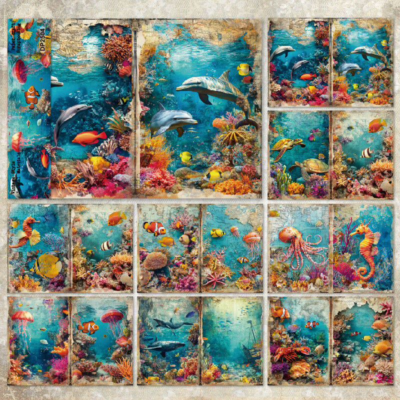 0306 A5 background paper DP2504 -8Pcs each pack