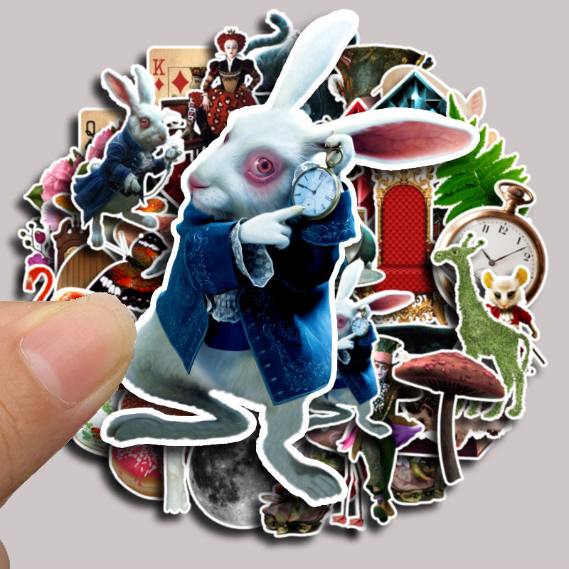 1101 Alice in Wonderland sticker -45Pcs each pack