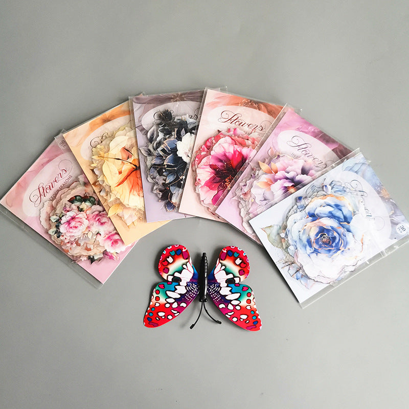 0310 Flower Season Series Stickers -30Pcs each pack