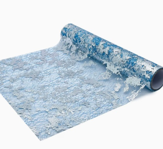 0306 Foil mesh texture cloth 28cm*3Y