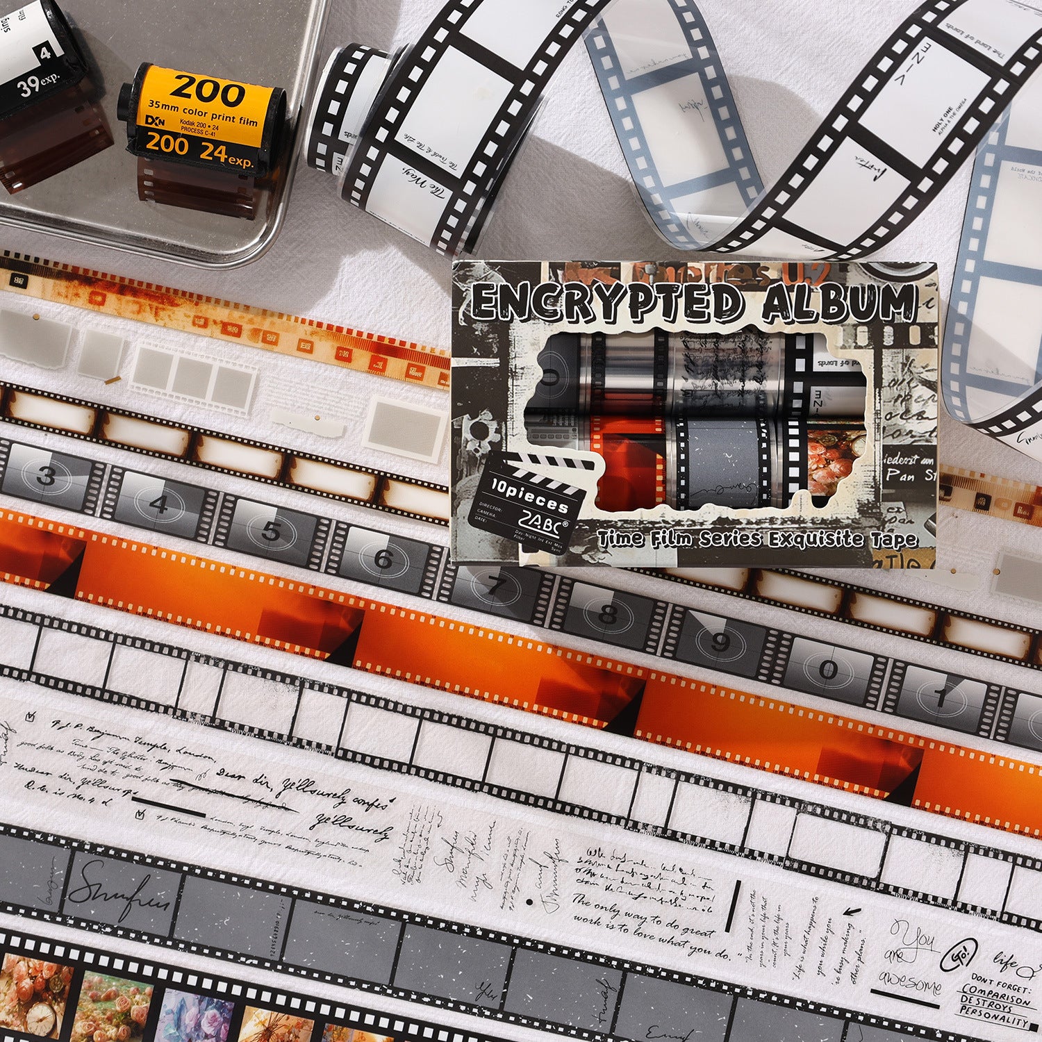 1111 Vintage PET Tape Set 10 rolls