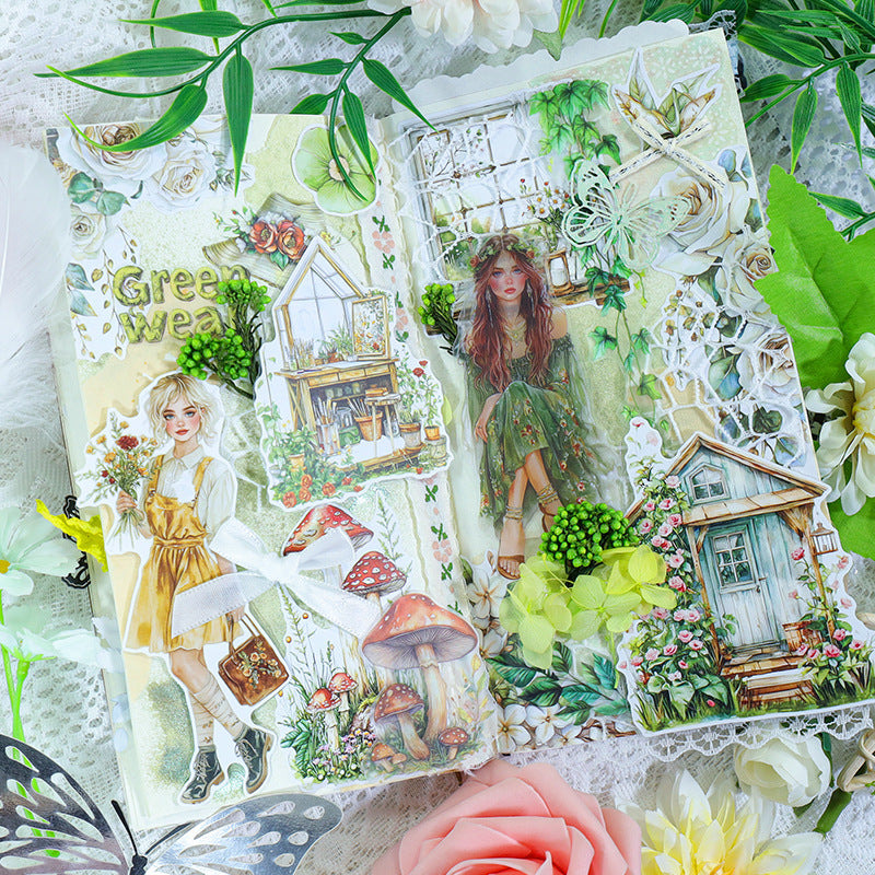 S-516- Beautiful spring is here Sticker Book -20Pcs each pack