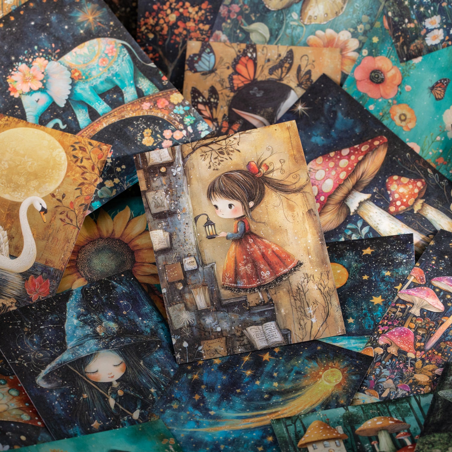 0618 Fairy tale Washi Sticker -10Pcs each pack