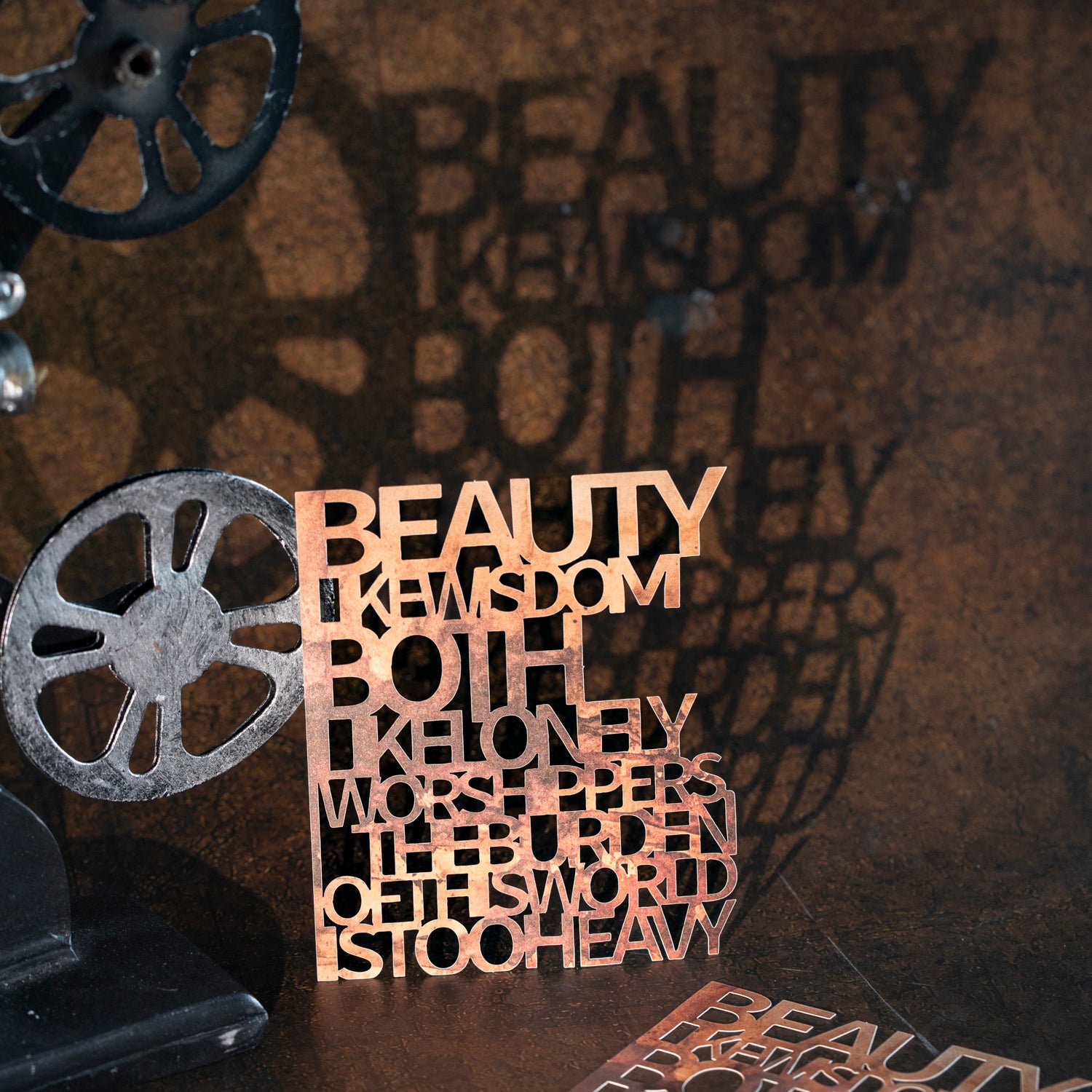 1224 Imprint Solid die cut sticker -10Pcs each pack