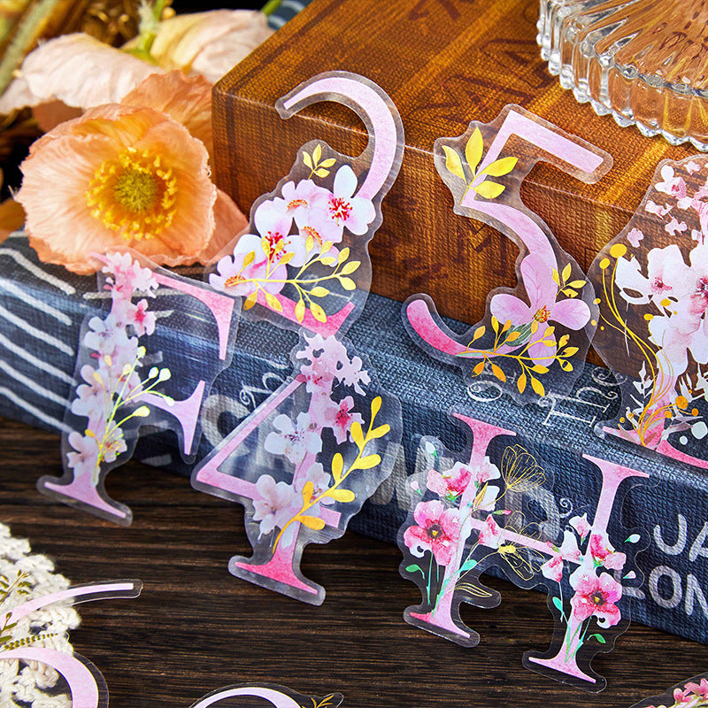0310 Lnvitation of Flowers Series Sticker -20Pcs each pack