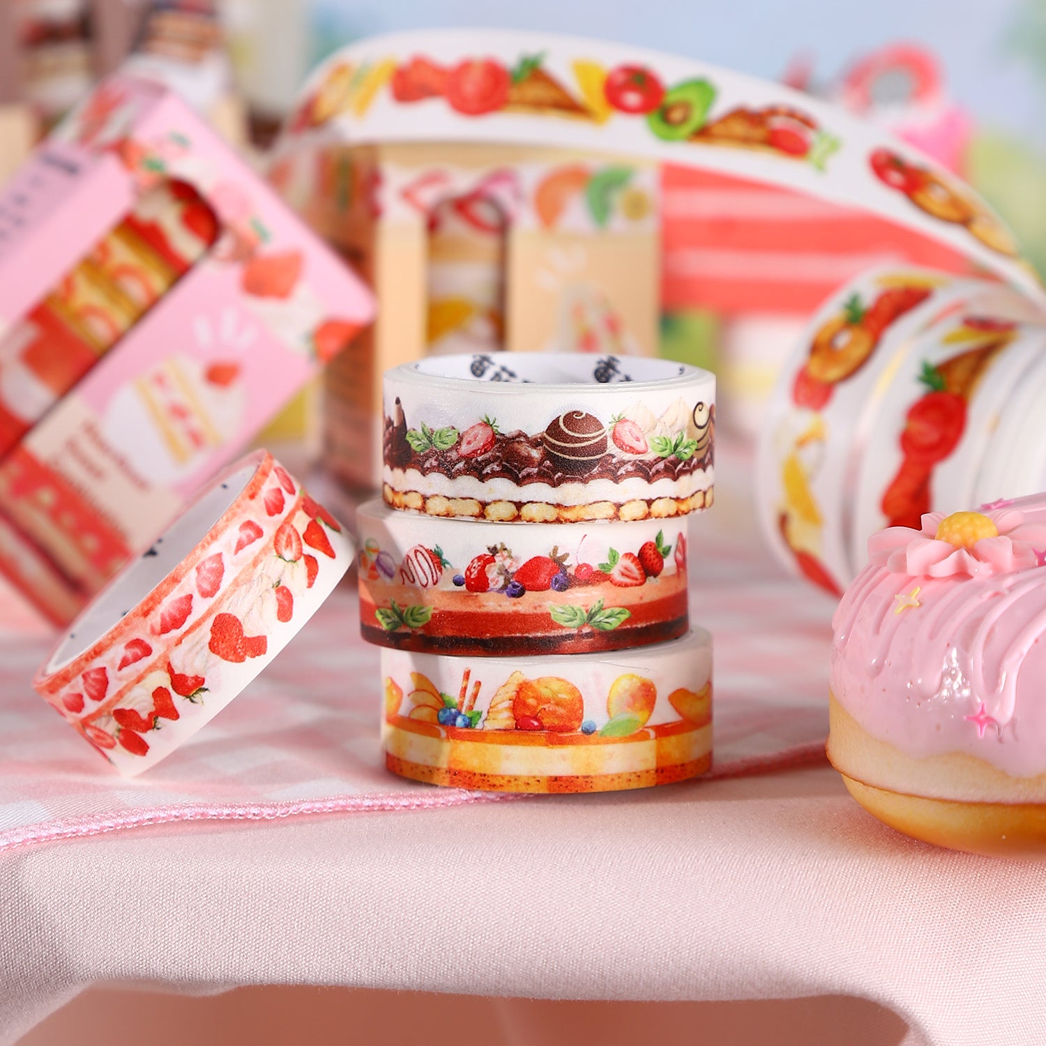 0315 Heartbeat sweet combination Series Washi Tape Set *pre-cut