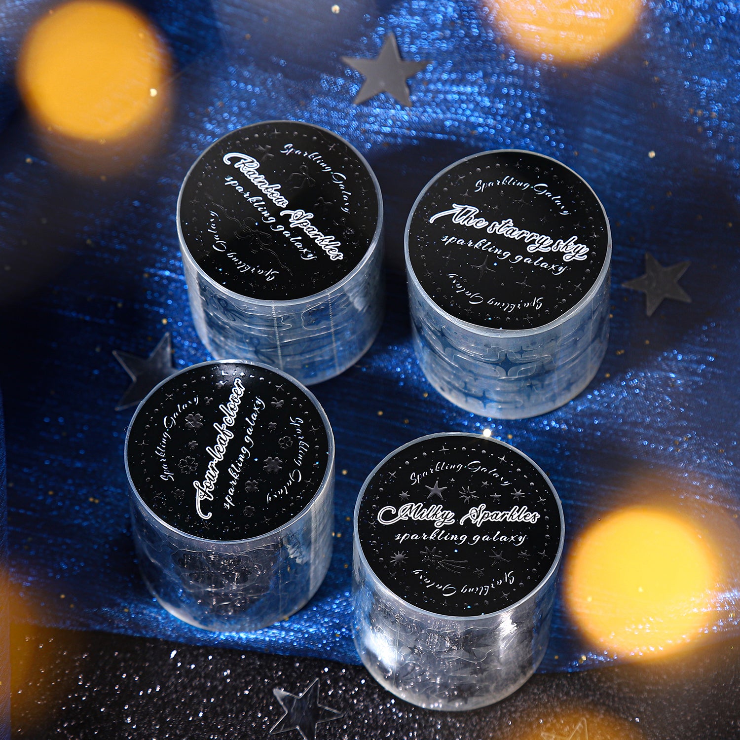 0317 Twinkling Stars Series PET tape -4cm*2m