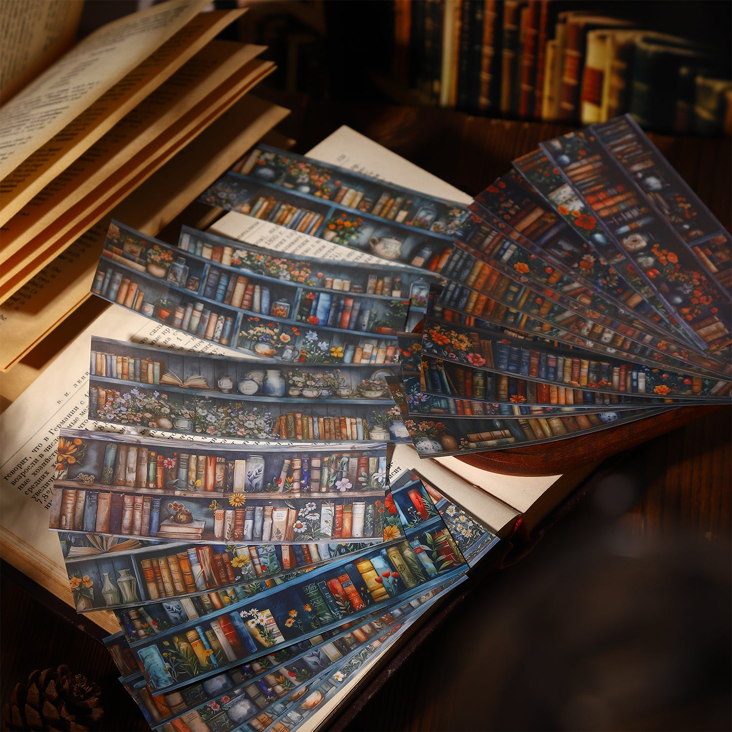 0816 library memories Washi & PET sticker book -20Pcs each pack
